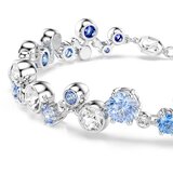 Swarovski Zapestnica modra / srebrna | Shoptok.si