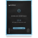 KORIKA Korean Heritage Set of 5 Hydrating Face Sheet Masks set mask za obraz po znižani ceni Silk rating sheet mask (z vlažilnim učinkom) | Shoptok.si
