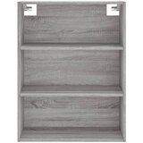  Visoka komoda siva sonome 69,5x34x180 cm od konstruiranog drva | shoptok.hr