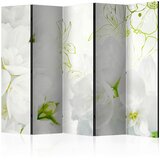 Artgeist PARAVAN 225/172/3 cm bela, svetlo zelena u