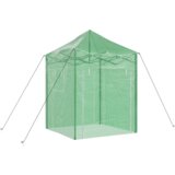 vidaXL Staklenik s krovom Zelena 200 x 200 x 300 cm Čelik | shoptok.hr