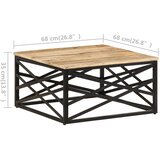  Stolić za kavu 68 x 68 x 35 cm od masivnog drva manga | Shoptok.si