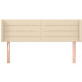  Vzglavje z ušesi krem 147x16x78/88 cm blago, (20953022) | Shoptok.si