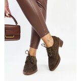 Gemre Green suede Tigard heeled shoes | Shoptok.si