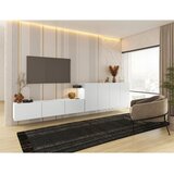 Hom`in viseča nizka omarica 180/36,7/42 cm bela | Shoptok.si