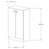 Hanah home Višenamenski ormar Defne Walnut | ePonuda.com