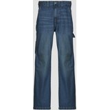 Dickies Jeans straight STEVENSVILLE CARPENTER DENIM KHAKI TINTED BLUE Modra Cene