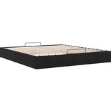 vidaXL Otomanski posteljni okvir brez vzmetnice črn 180x200 cm žamet | Shoptok.si