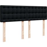  Krevet s oprugama i madracem crni 140 x 190 cm od tkanine | shoptok.hr
