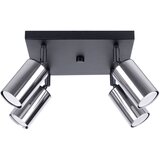Sollux Lighting Sollux SL.1370 - Spot svetlo WINX 4xGU10/10W/230V crna/hrom | Eponuda.com