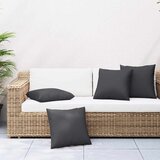  Jastuci za sofu 4 kom crni 50 x 50 cm od tkanine | shoptok.hr