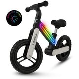 Kidwell Suno dječji bicikl bez pedala s led rasvjetom, crno bijeli | shoptok.hr
