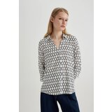 Defacto regular fit long sleeve patterned shirt Cene