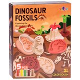  Set izrade fosila dinosaura od plastelina 5 boja | shoptok.hr