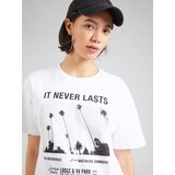 Vans Široka majica 'NEVERLASTING' svetlo siva / črna / bela | Shoptok.si