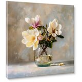 Styler Tiskana slika na platnu 32x32 cm Magnolias – | Shoptok.si