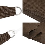  Jedro za zaštitu od sunca 160 g/m² smeđe 2,5 x 5 m HDPE | shoptok.hr