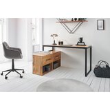 Livetastic KOMBINIRANA PISALNA MIZA les, kovina črna, barve akacije | Shoptok.si
