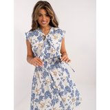 Italy Moda Dress-DHJ-SK-5095.21-white-blue | Shoptok.si