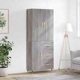  Visoka komoda siva sonome 69,5x34x180 cm od konstruiranog drva Cijene