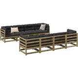  9-dijelni set vrtnih sofa od impregnirane borovine | shoptok.hr