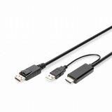 Digitus DisplayPort / HDMI priključni kabel DisplayPort utikač, HDMI A utikač 2 m crna AK-330111-020-S pozlaćeni kontakti HDMI kabel | Eponuda.ba
