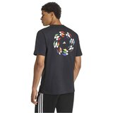 Adidas Funkcionalna majica 'HOUSE OF TIRO NATIONS' rumena / rdeča / črna / bela | Shoptok.si