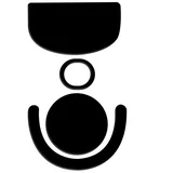 Združljivo z Logitech GPW4/GPX2c Nadomestne nogice za miško - Črne PTFE drsalke, (5000129797)