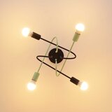  plafonski luster oxford 4xE27/15W/230V crna/zelena | Eponuda.com