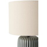 Ellos Home Siva/bež tekstilna namizna svetilka (višina 36 cm) Mizu – | Shoptok.si