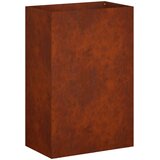  Vrtna saksija Rđa 40 x 30 x 75 cm Otporni čelik | shoptok.hr