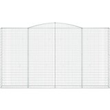  Lučne gabionske košare 7 kom 400x30x220/240cm pocinčano željezo | shoptok.hr