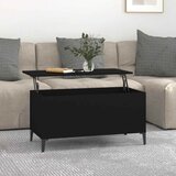  Stolić za kavu crni 90 x 44,5 x 45 cm od konstruiranog drva | shoptok.hr