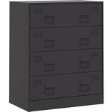 Maison Chic Komoda - Predalnik črna 67x39x83 cm jeklo, (21715551) Cene