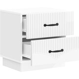  Noćni ormar s ladicama Bijela visokog sjaja 43 x 34,5 x 44,5 cm | Eponuda.com