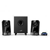 Genius zvočnik 2.1 - SW-G2.1 300X (3,5 mm Jack, RCA, Line-In, Mic, črn) Cene
