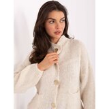 Italy Moda Sweater-MI-SW-WM218.02-light beige Cene