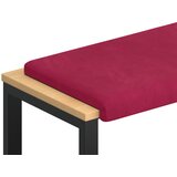  Jastučić za klupu Baršun Vinska crvena Dubina 35 cm | shoptok.hr
