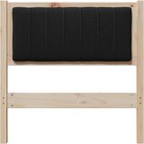  Tapecirani uzglavlje Smeđa 80 cm Čvrsto borovo drvo | shoptok.hr