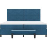  s opruga kutije Tamno plava 200 x 200 cm Baršun | shoptok.hr