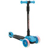Cool Wheels Sklopivi trotinet za decu Tulpar svetleći sa 3 točka do 30kg plavi | Eponuda.com