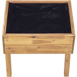 vidaXL Dvignjeno vrtno cvetlično korito 50x40x45 cm trdna akacija | Shoptok.si