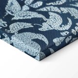  Slika - Retro Ornament Decorative Motif in Worn Blues 120x80 Standard | shoptok.hr