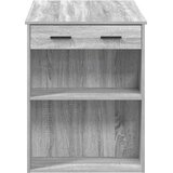 vidaXL Radni stol s ladicom i policom siva sonoma 102x62x77,5 cm | shoptok.hr