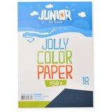 Junior jolly Color Paper, papir u boji, 150 gr, A4, 10K, odaberite nijansu Teget Cene