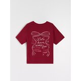 Sinsay Pamučna majica s printom | shoptok.hr