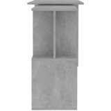  Kutni radni stol boja betona 200x50x76 cm od konstruiranog drva | shoptok.hr