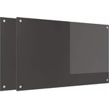  Kuhinjski zid 2 pcs Tamno siva 100 x 60 cm | shoptok.hr