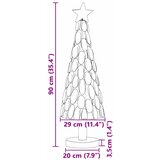  Božićno drvce s stalakom Smeđa 90 cm Masivna tikovina | shoptok.hr