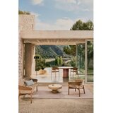 Kave Home Bež/u prirodnoj boji vrtna sofa od masivnog bagrema Arinella – | shoptok.hr